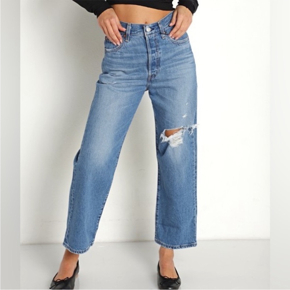 Custom Levi’s Ribcage Straight Ankle Jeans in Noe High Size 27 - Picture 15 of 15